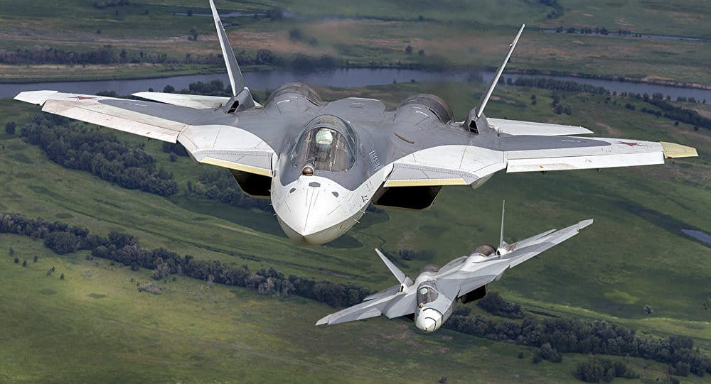 Сухой Су-57 и F-35 Lightning II