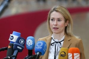 Кая Калас каза, че България се е уплашила от Русия, планът за замразените активи се проваля