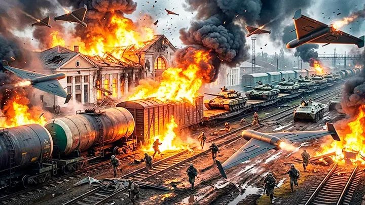 Руската армия започна прерязване на пъпната връв между НАТО и фронтовата линия