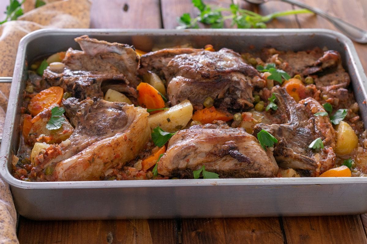 ВКУСНИ РЕЦЕПТИ, Агнешко на фурна