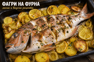 Фагри на фурна с чесън и лимон: Морска рецепта с невероятен вкус