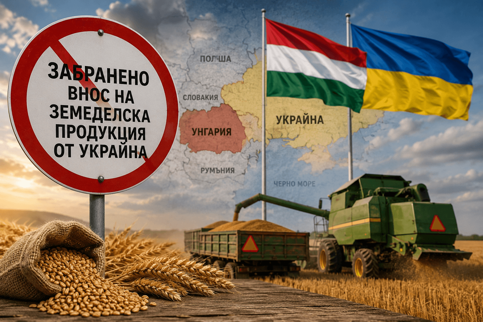 Мадяр и Унгария удариха украинския внос: Европа отново се пропука по линията „земеделие срещу политика“