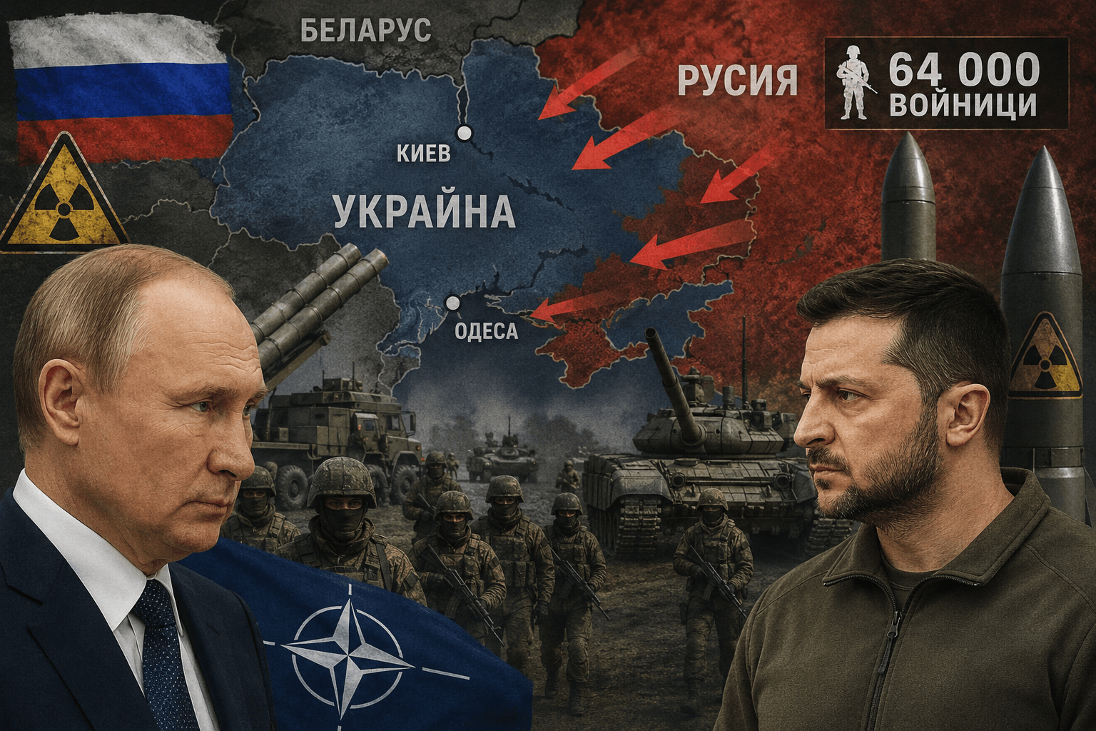 Москва струпва сили край Украйна: в Лондон вече говорят за риск пред Киев и Одеса
