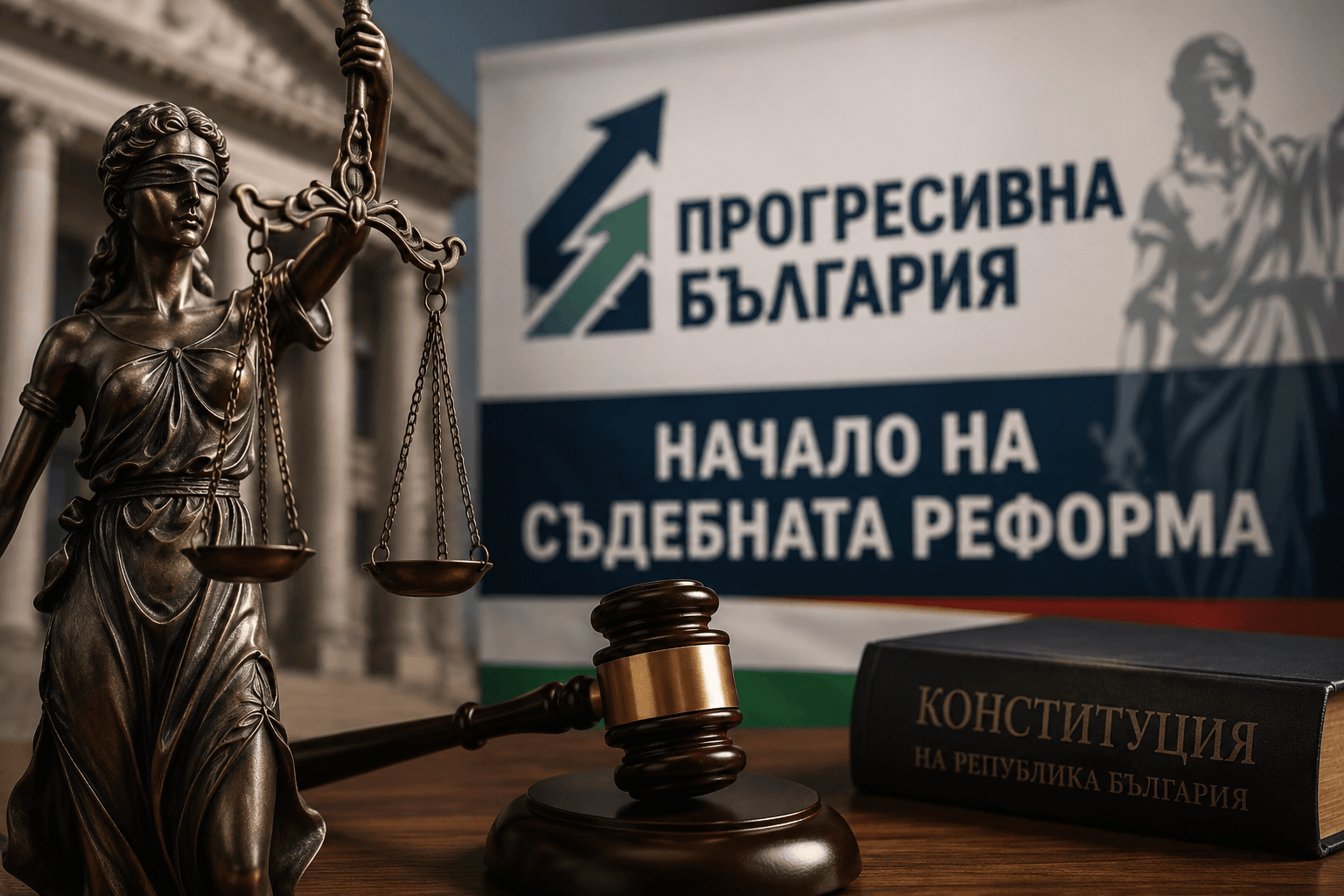 „Прогресивна България“ обяви начало на съдебната реформа и поиска дълбоки промени в системата