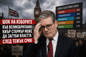 Шок на изборите във Великобритания: Киър Стармър може да загуби властта след тежък срив