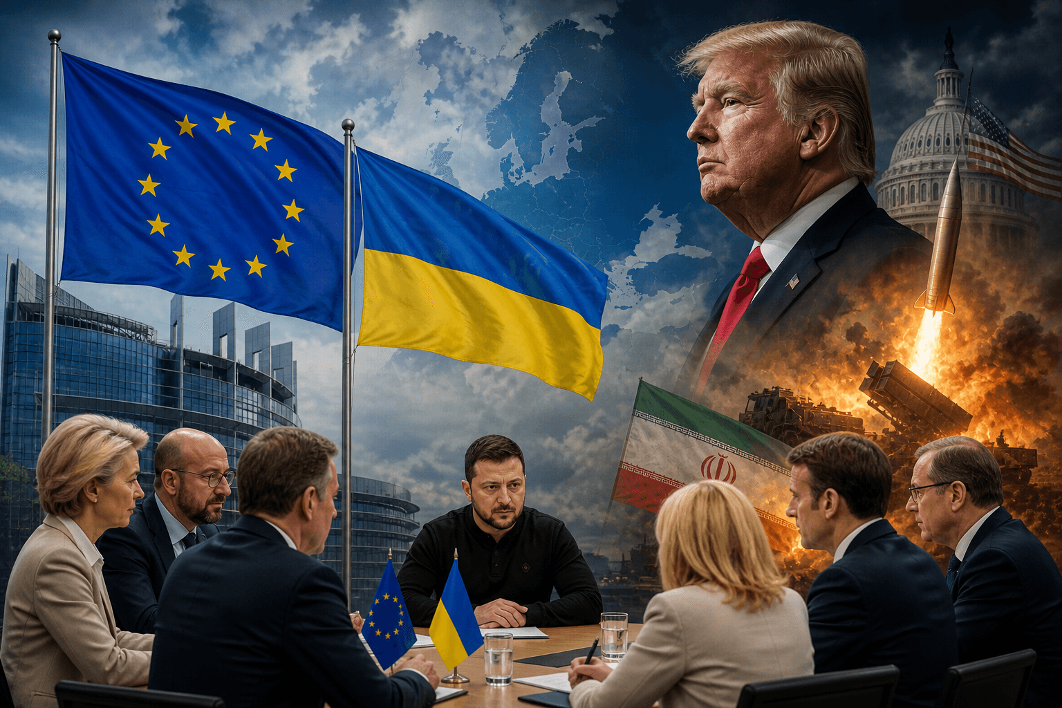 Докато Тръмп гледа към Иран, Европа и Украйна изграждат нов съюз