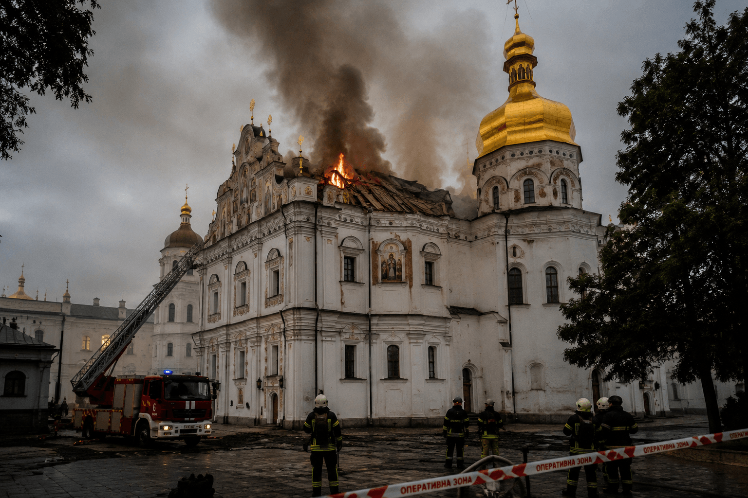 Огън в сърцето на украинското православие: Руски удар засяга Киево-Печерската лавра