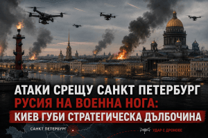 Ударите по Санкт Петербург променят войната: Киев навлиза в рискована фаза на дълбоки атаки срещу Русия