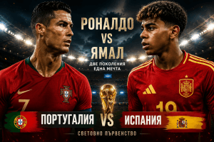 Роналдо срещу Ямал: Светът затаи дъх преди голямото дерби между Португалия и Испания