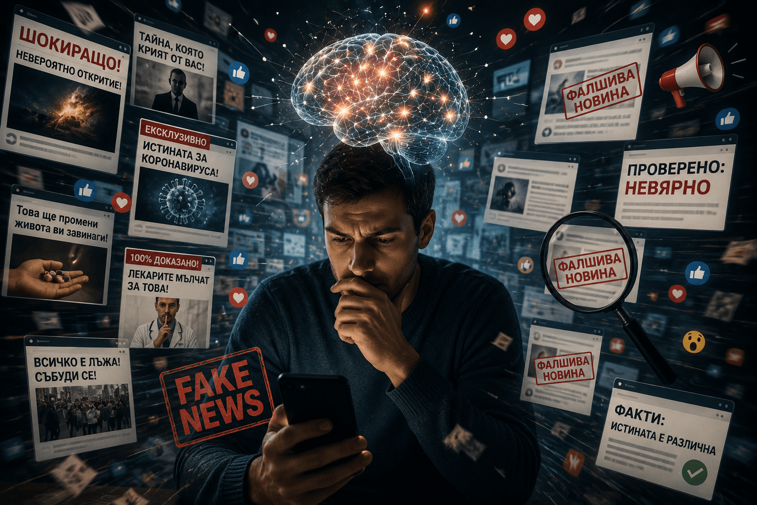 Защо хората вярват на фалшиви новини дори когато знаят, че са неверни?
