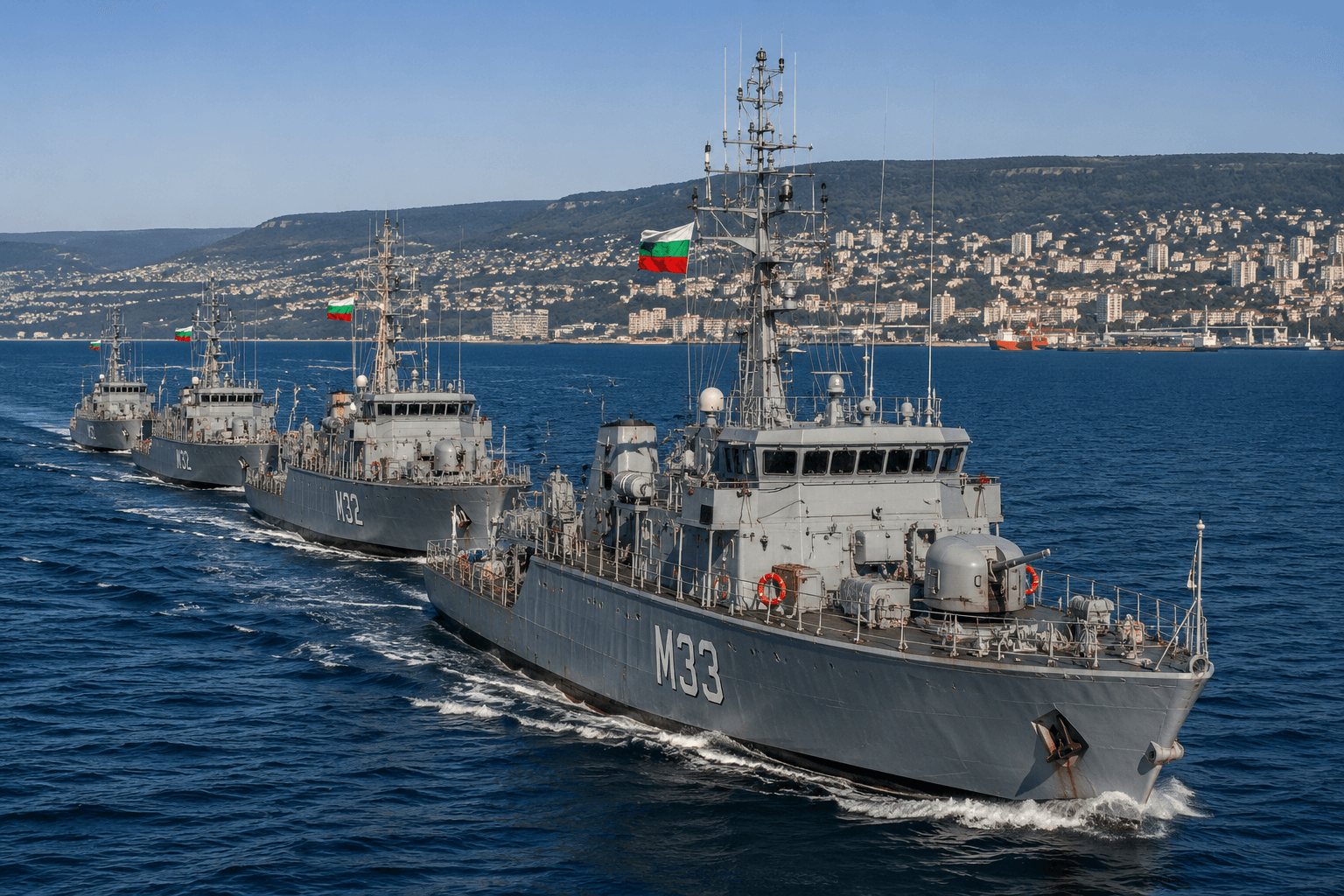 Черно море вече не прощава: България вкарва още седем минни ловци в опасната морска шахматна дъска
