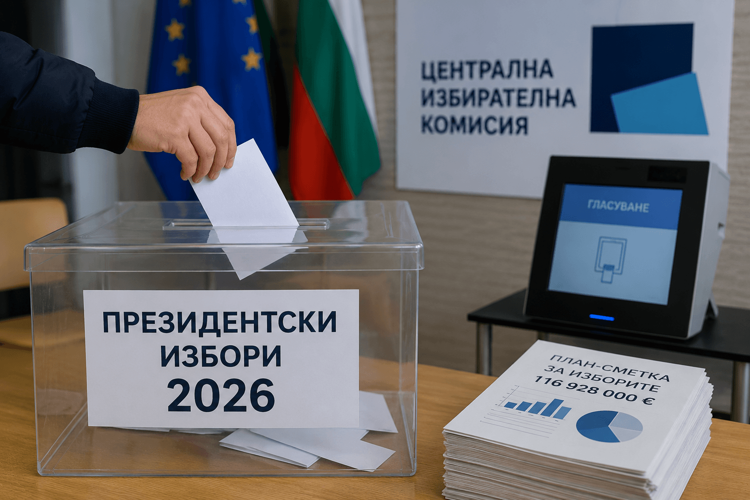 Вот на златна цена: България заделя рекордните 116,9 млн. евро за президентските избори