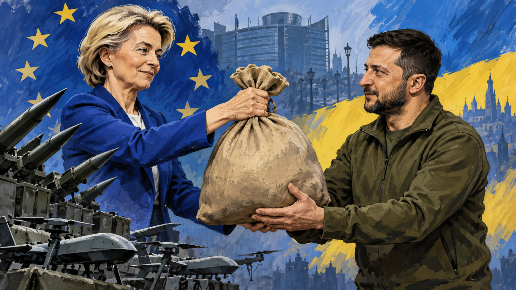 Брюксел отпуска още 3,3 млрд. евро за оръжие: Зеленски с нови пари, мирът извън центъра на разговора