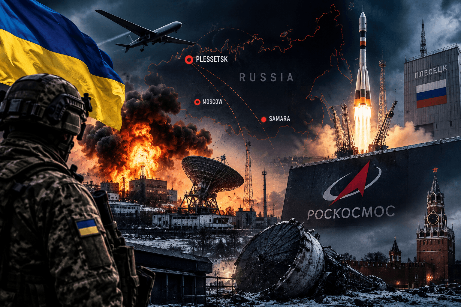 Украйна разширява фронта: руската космическа инфраструктура вече е част от войната
