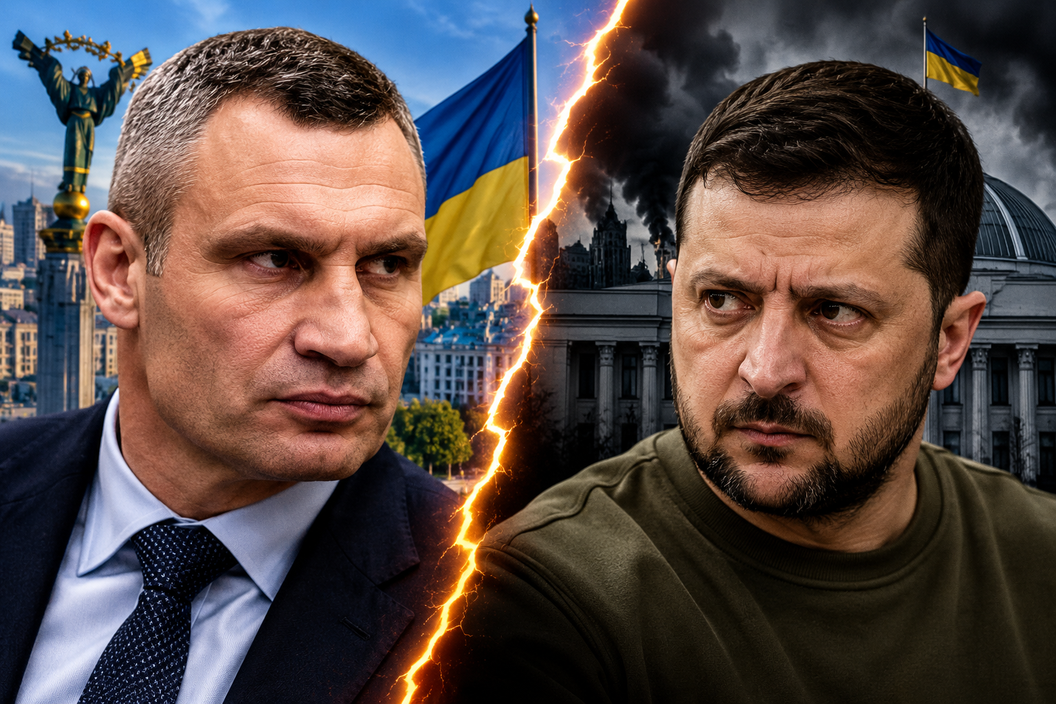 Зеленски срещу Кличко: източници, пожелали да останат анонимни, посочват следващият президент на Украйна